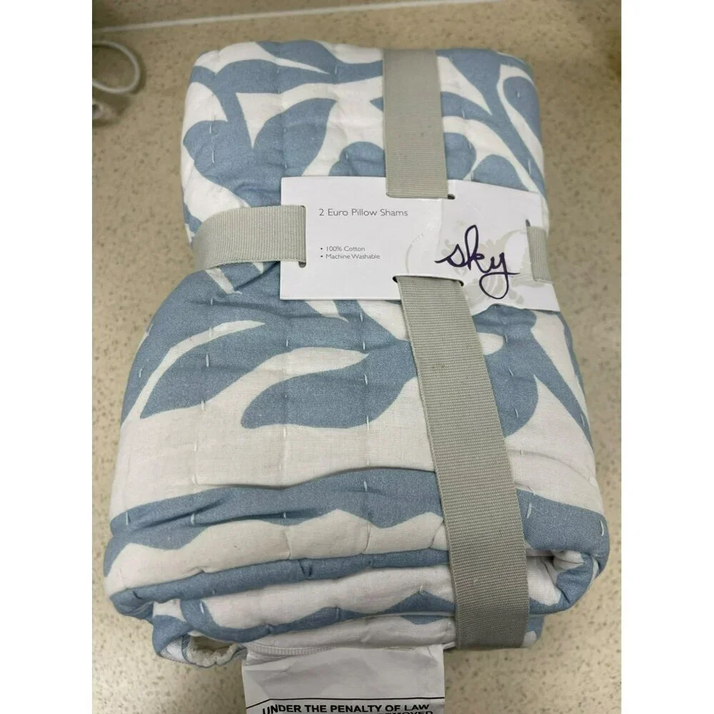 Sky $200 Alexandria Euro Pillow Shams 26